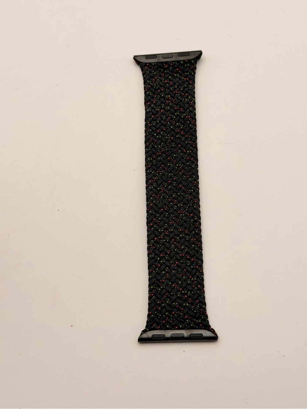 Apple Watch Black Unity Braided Solo Loop Band For 42/44/46/49mm, Very Good